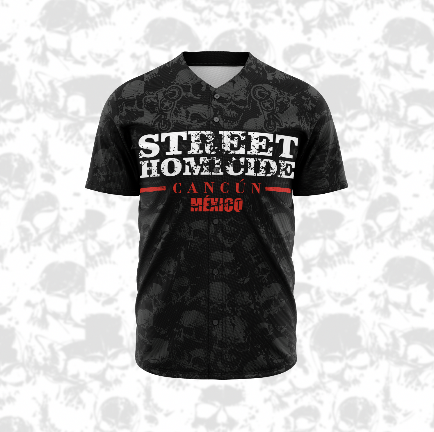Casaca Oficial - Homicide Street / Skull-Black